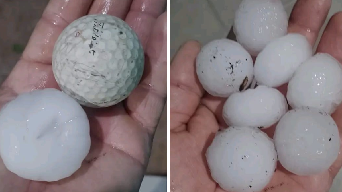 El presidente comunal de Saladero Cabal confirmó que la piedra cayó luego de un gran estruendo.