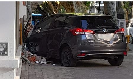 Rosario: un accidente seguido de fuga de gas Rosario: un accidente seguido de fuga de gas