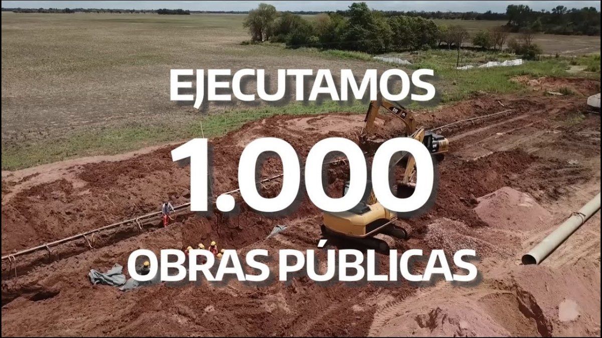 Este lunes el Gobierno presentó su programa de 1.000 obras públicas en todo el país.