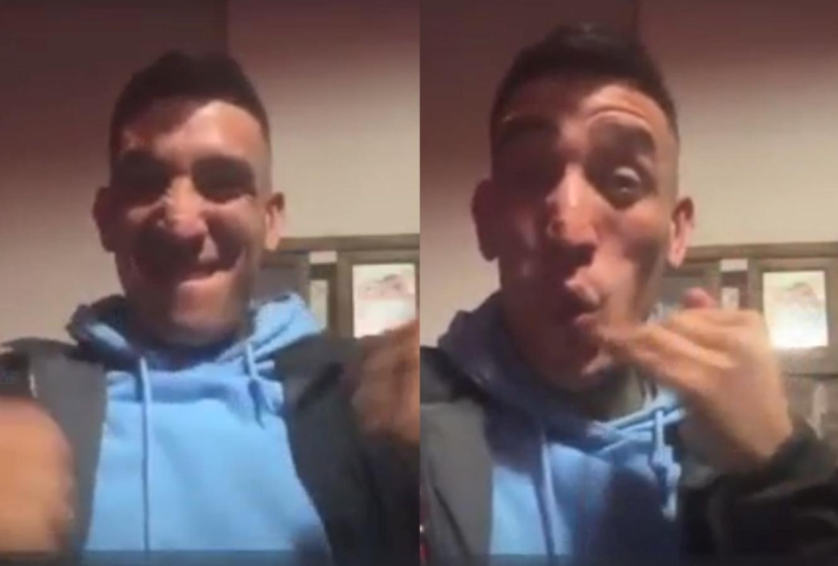 Ricardo Centurión fue polémico en las redes sociales tras el partido de Racing vs. Boca.