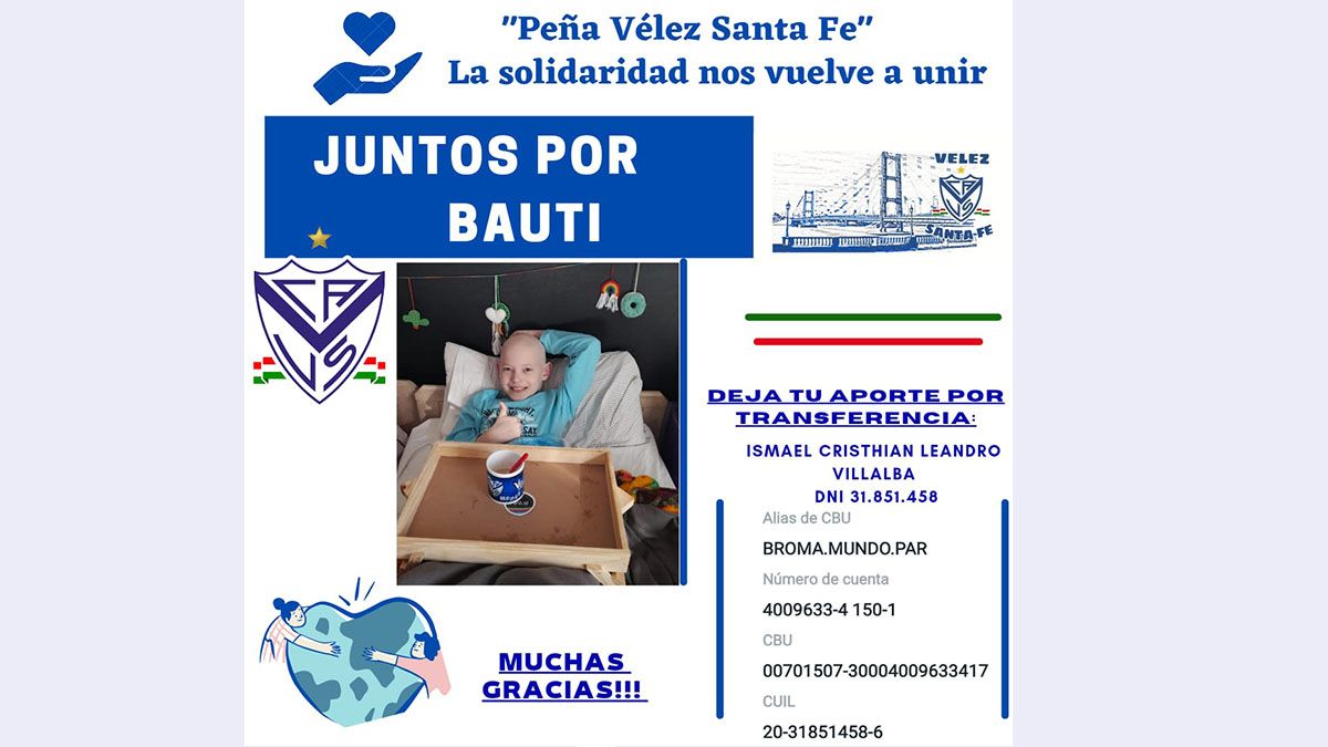 Los chequeos, estudios y la quimioterapia a la que tiene que someterse Bauti lo obliga a permanecer en Capital Federal.