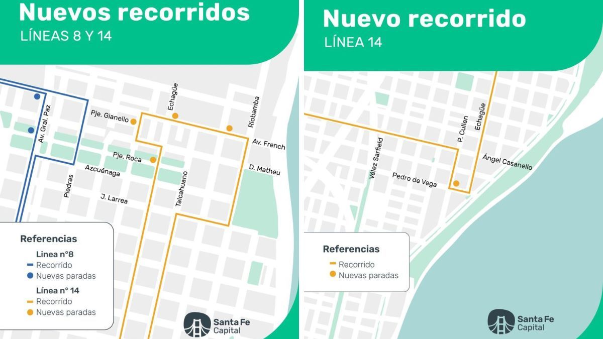 A partir de este lunes, se producirán cambios en los trayectos habituales de las mencionadas líneas en la zona de barrio Judiciales. A partir de este lunes, se producirán cambios en los trayectos habituales de las mencionadas líneas en la zona de barrio Judiciales.