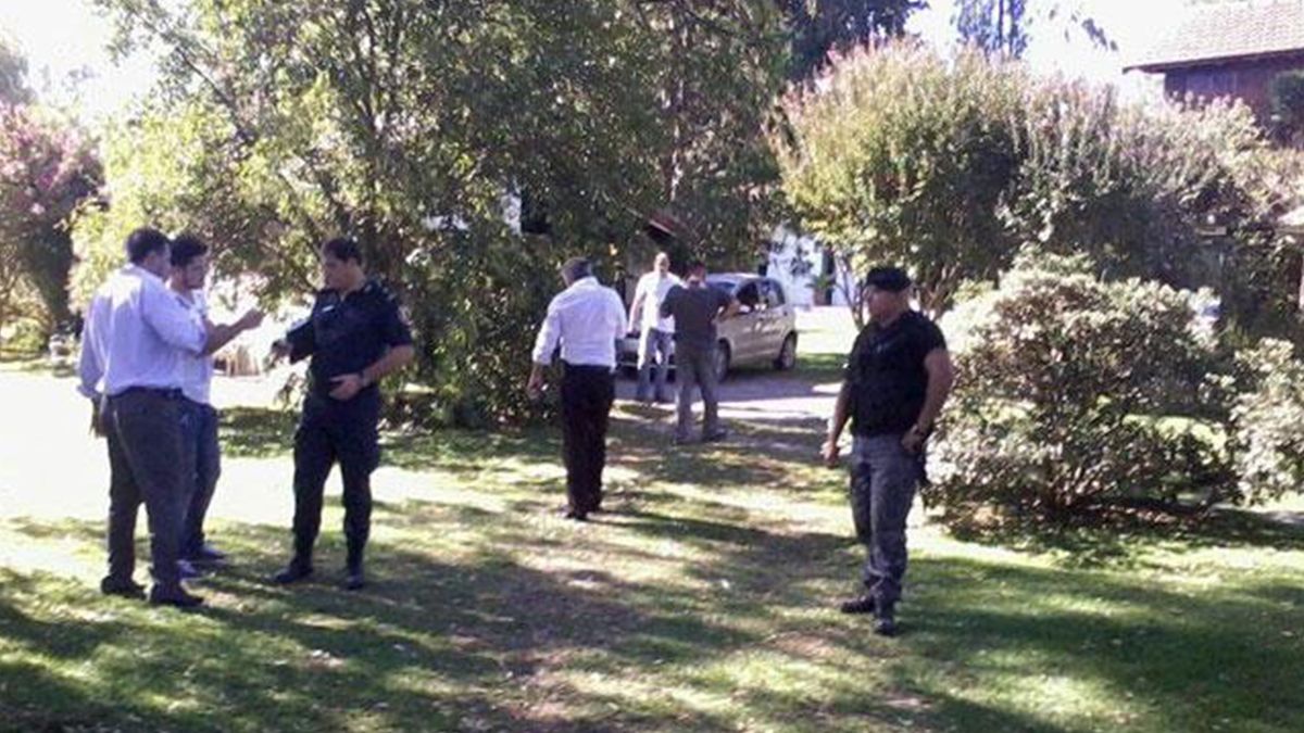 El procedimiento policial en Tigre que terminó con los hermanos Gómez detenidos.