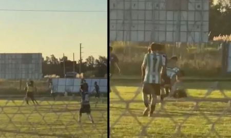 Escándalo en la Liga Rosarina: un jugador noqueó al árbitro, fue detenido y el partido terminó suspendido Escándalo en la Liga Rosarina: un jugador noqueó al árbitro, fue detenido y el partido terminó suspendido