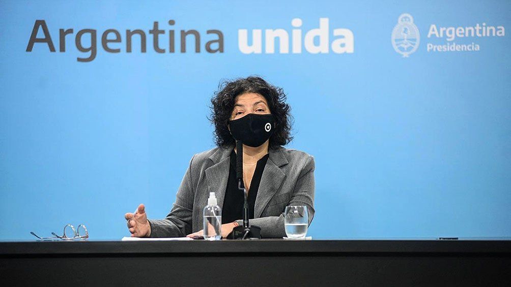 Carla Vizzotti, ministra de Salud de la Nación.