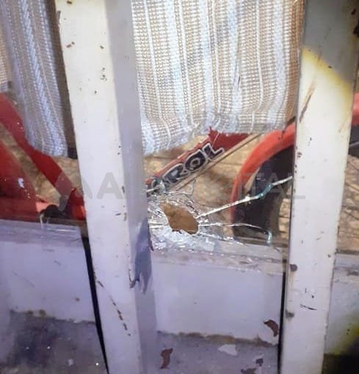 El ataque a tiros contra la vivienda se concretó desde un auto.