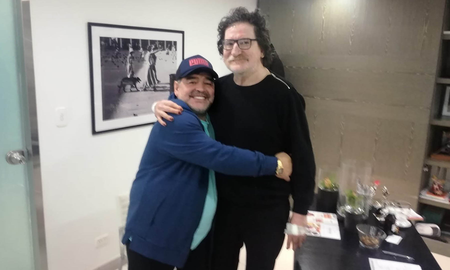 Charly García y Diego Maradona Charly García y Diego Maradona