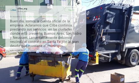 cliba desmintio a corral y afirmo que el motivo de la rescision del contrato es la gran deuda del municipio cliba desmintio a corral y afirmo que el motivo de la rescision del contrato es la gran deuda del municipio
