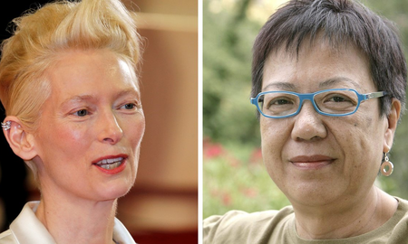 Tilda Swinton y la hongkonesa Ann Hui Tilda Swinton y la hongkonesa Ann Hui