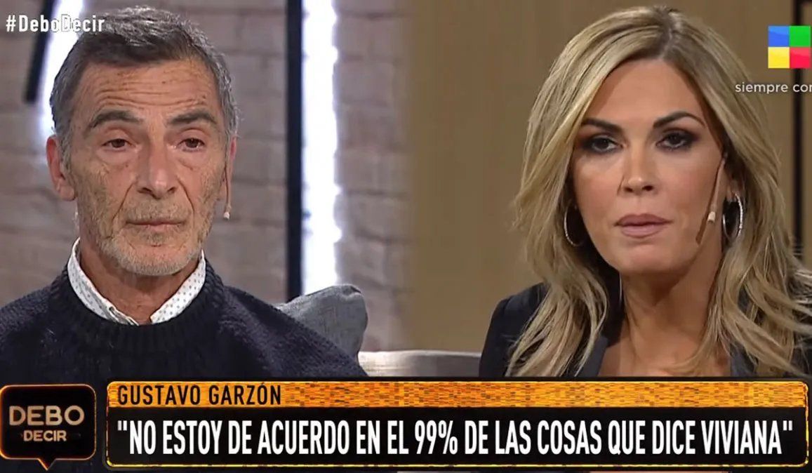 El ida y vuelta entre Viviana Canosa y Gustavo Garzón.