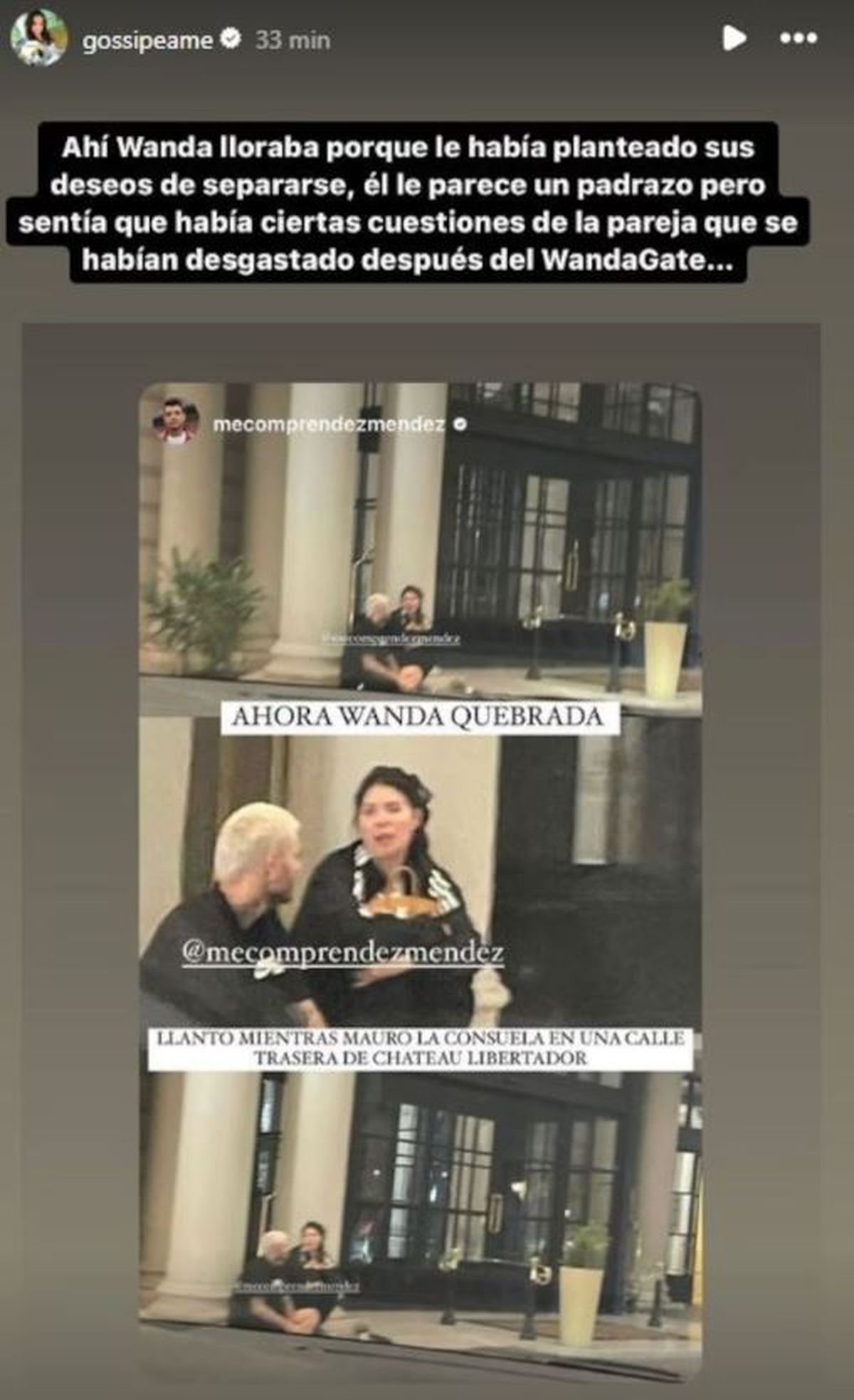 Wanda Nara llorando y pidiéndole el divorcio a Mauro Icardi. Wanda Nara llorando y pidiéndole el divorcio a Mauro Icardi.