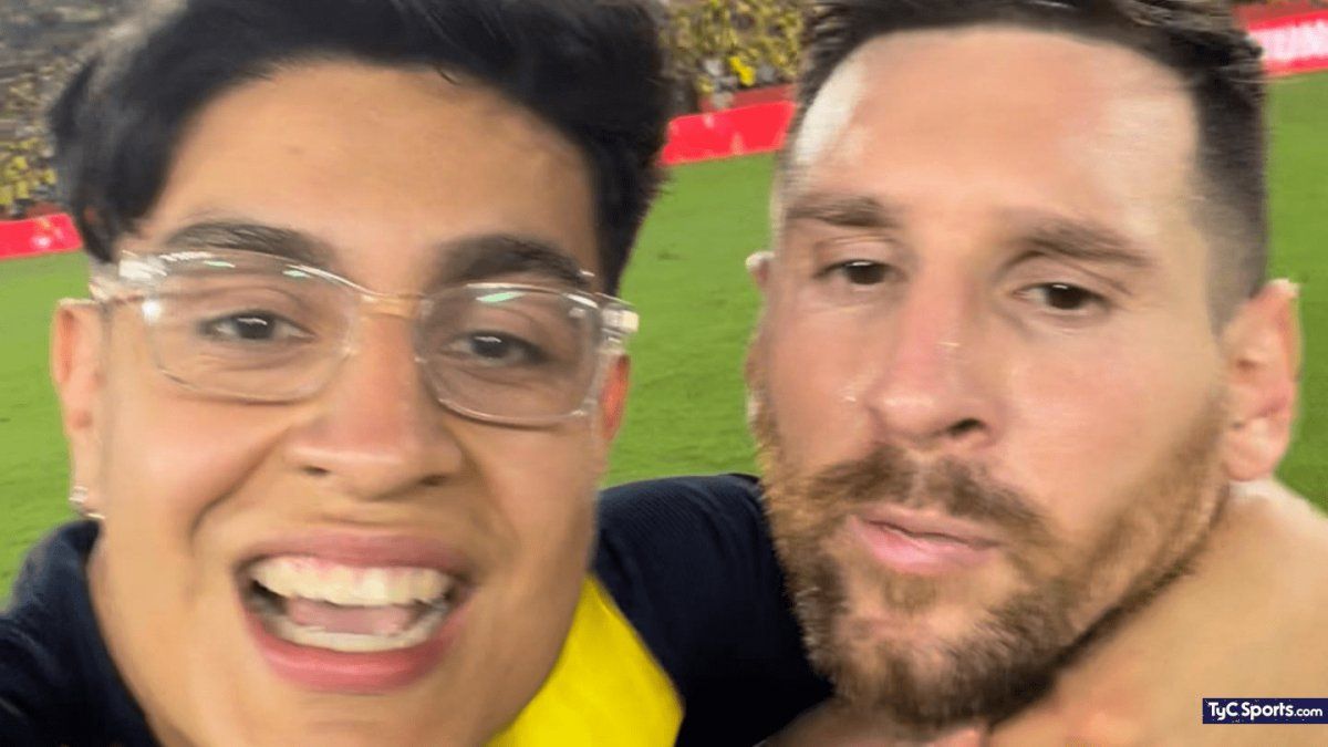 Video: el incómodo momento que vivió Messi con un hincha de Ecuador tras el empate de la Selección Argentina