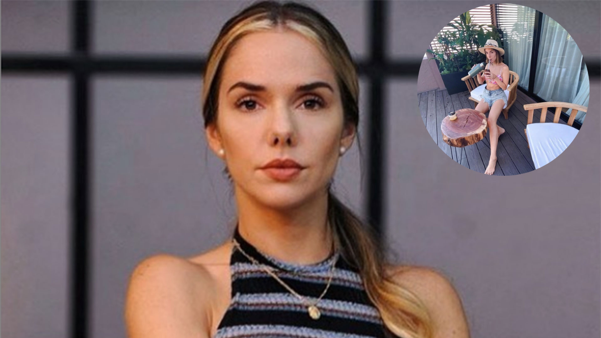 La casa de estilo industrial de Julieta Nair Calvo: jardín con pileta y muchos lujos