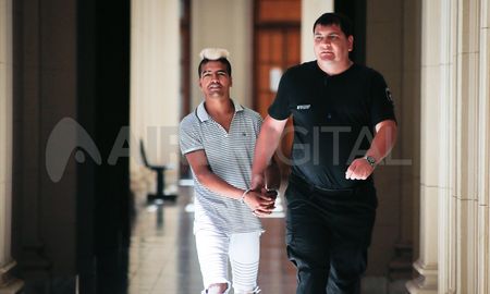 Churrito, el día que fue imputado en tribunales. Churrito, el día que fue imputado en tribunales.