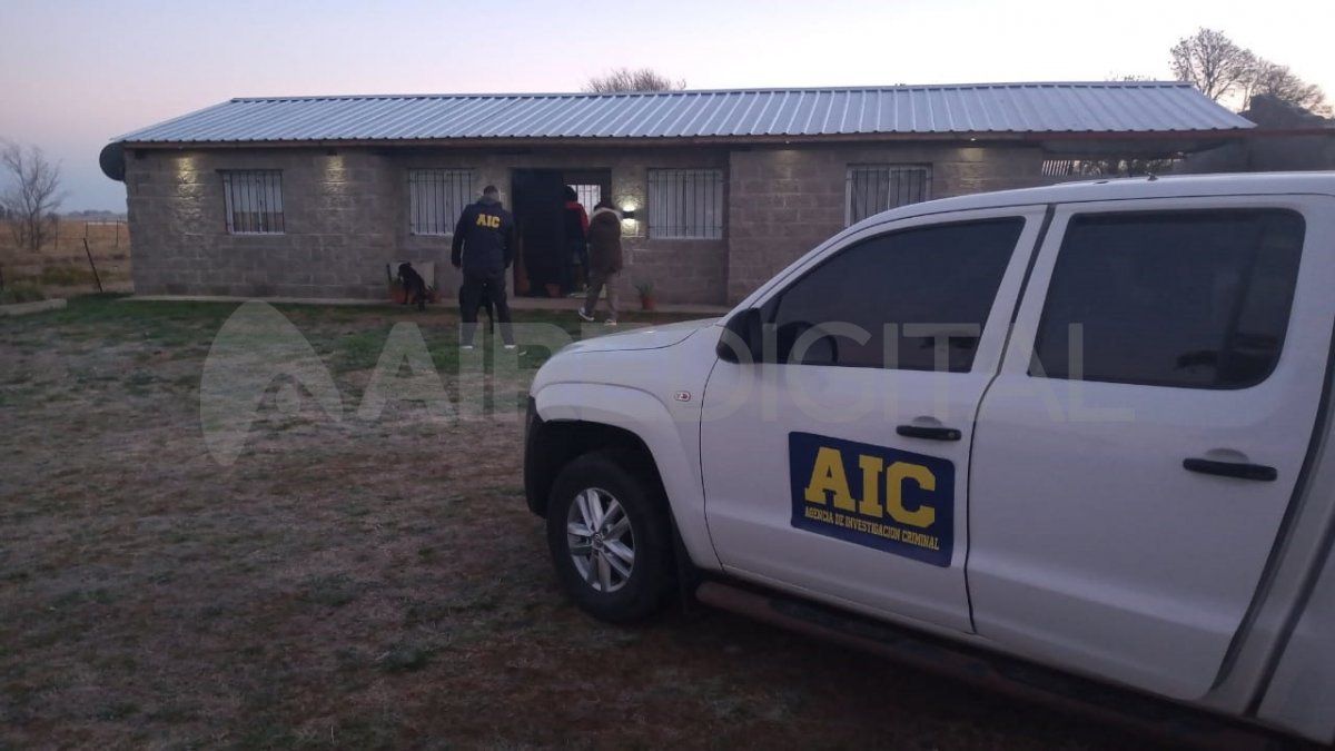 El allanamiento se llevó a cabo con personal de investigaciones de la ciudad de General Pico.