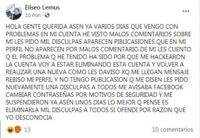 LUEGO LEMUS ASEGURÓ QUE HABÍA SIDO VICTIMA DE UN