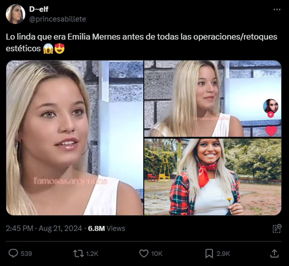 Emilia antes de ser solista. Emilia antes de ser solista.