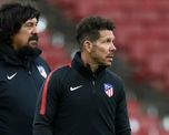 El Mono Burgos y el Cholo Simeone en el Atlético Madrid. El Mono Burgos y el Cholo Simeone en el Atlético Madrid.