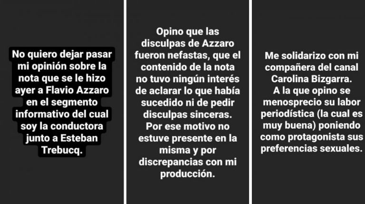Publicaciones de Mariana Diarco en Instagram-