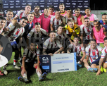 Unión ganó en Copa Argentina y el Kily González lo celebró. Unión ganó en Copa Argentina y el Kily González lo celebró.