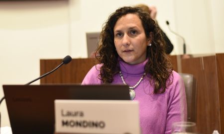 Laura Mondino, precandidata a concejala de la ciudad de Santa Fe por el Frente Progresista Cívico y Social. Laura Mondino, precandidata a concejala de la ciudad de Santa Fe por el Frente Progresista Cívico y Social.