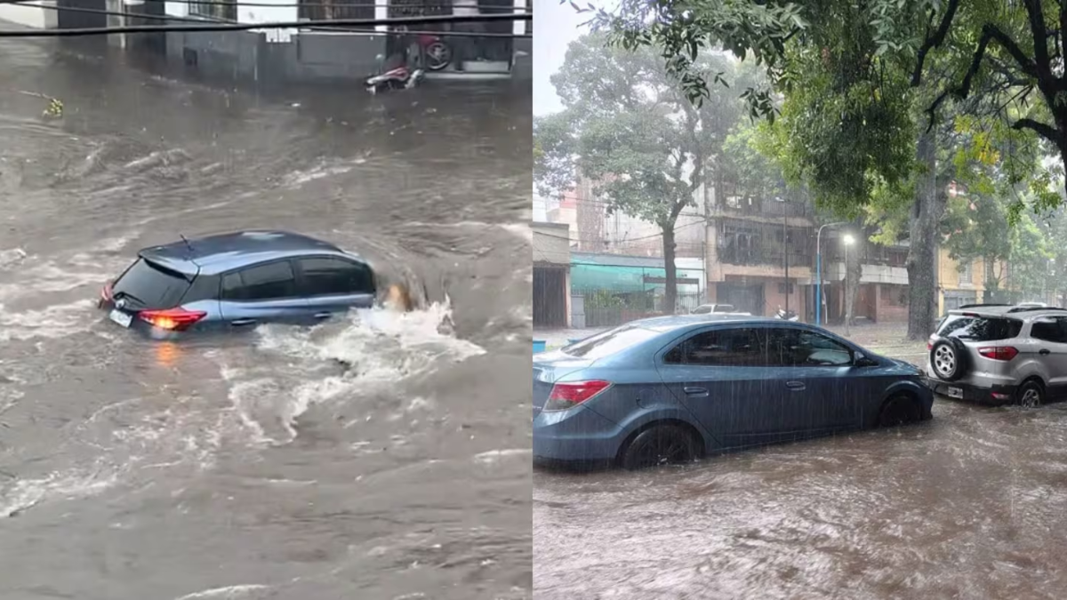 Una intensa tormenta azotó distintas localidades de Tucumán y continúa el alerta naranja.