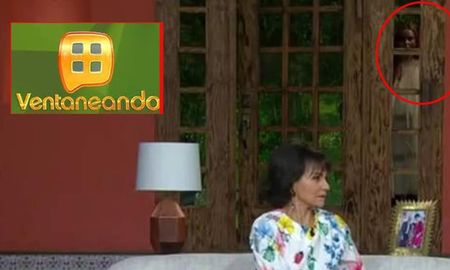 Captan un fanstasmas durante la transmisión de Ventaneando