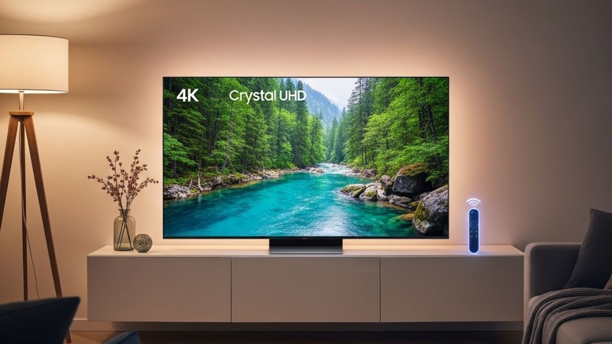 Una TV Samsung de 50 pulgadas.