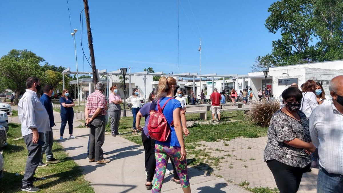 Autoriades de Santo Tomé y compañeros del Samco de Sgavetti