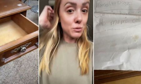 La mujer no podía creer lo que veía. La mujer no podía creer lo que veía.