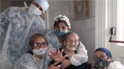Yolanda Estela Gurletti, quien curs&oacute; la enfermedad y logr&oacute; recuperarse pese a su avanzada edad.