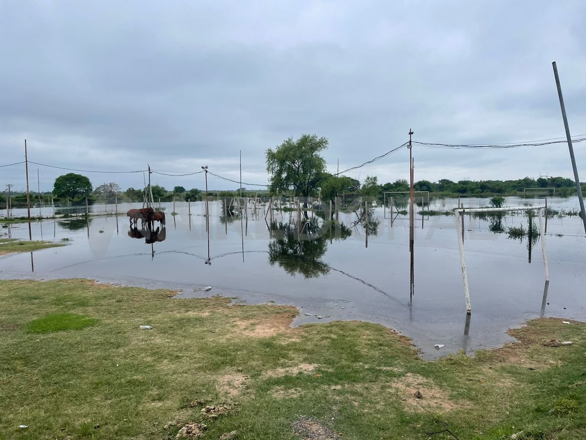 La institución de Alto Verde tuvo que suspender las actividades deportivas hasta que el agua vuelva a retroceder. La institución de Alto Verde tuvo que suspender las actividades deportivas hasta que el agua vuelva a retroceder.