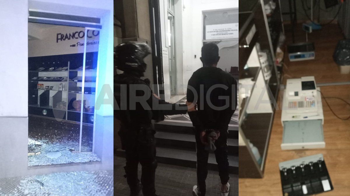 El joven fue trasladado a la Comisar&iacute;a 1&deg;.&nbsp;