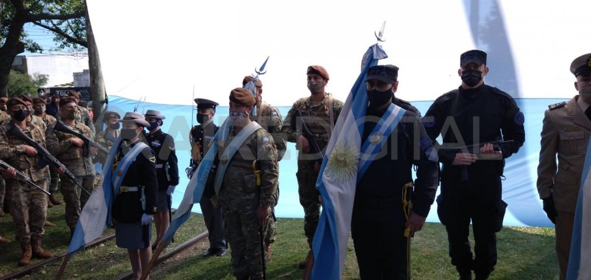 Este sábado por la mañana se realizó el acto oficial por los 40 años de la guerra de Malvinas