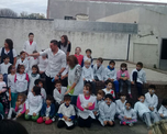 Revolución en una escuela santafesina por la inesperada visita de un campeón del mundo con la Selección Argentina Revolución en una escuela santafesina por la inesperada visita de un campeón del mundo con la Selección Argentina
