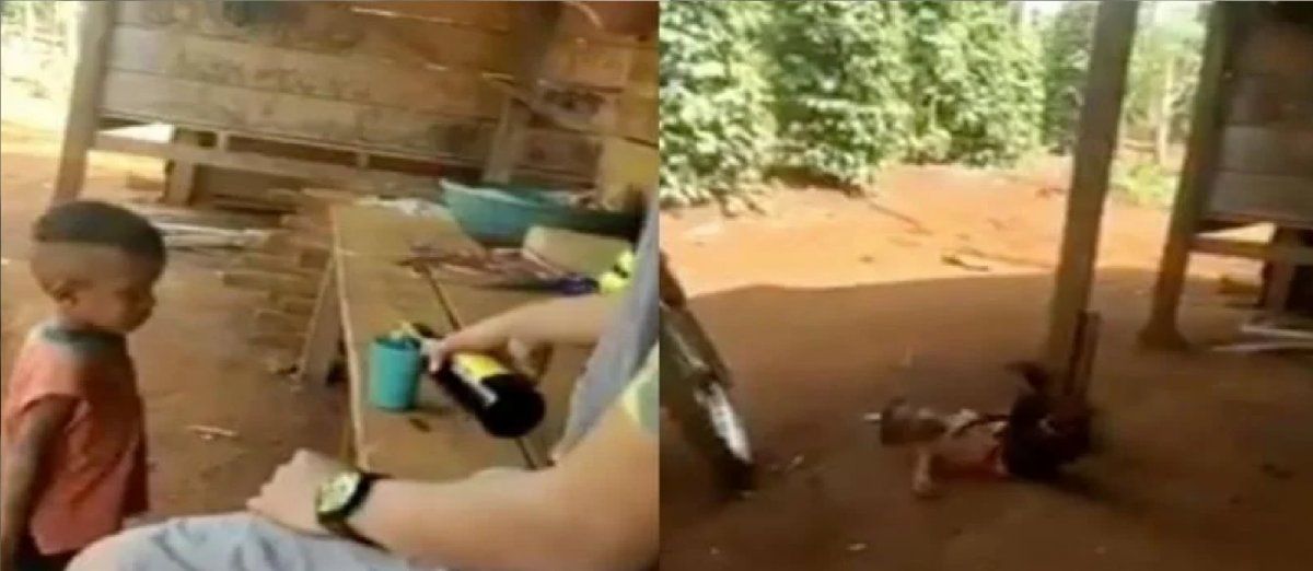 Emborracharon a un nene de 3 a&ntilde;os