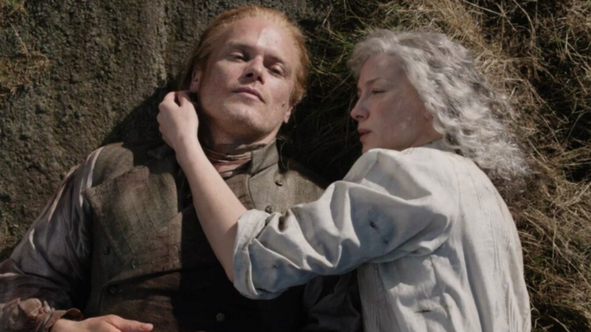 Una escena cargada de simbolismo que evoca el fantasma del pasado y la inevitable influencia del destino en la vida de Jamie y Claire.