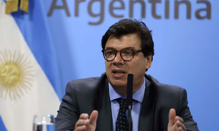 Ministro de Trabajo, Claudio Moroni. Ministro de Trabajo, Claudio Moroni.