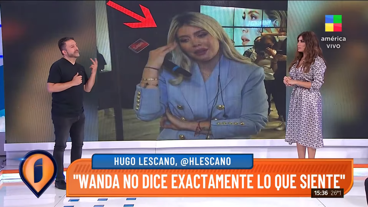 Wanda Nara fue analizada por Hugo Lescano, especialista en Comunicación No Verbal. 