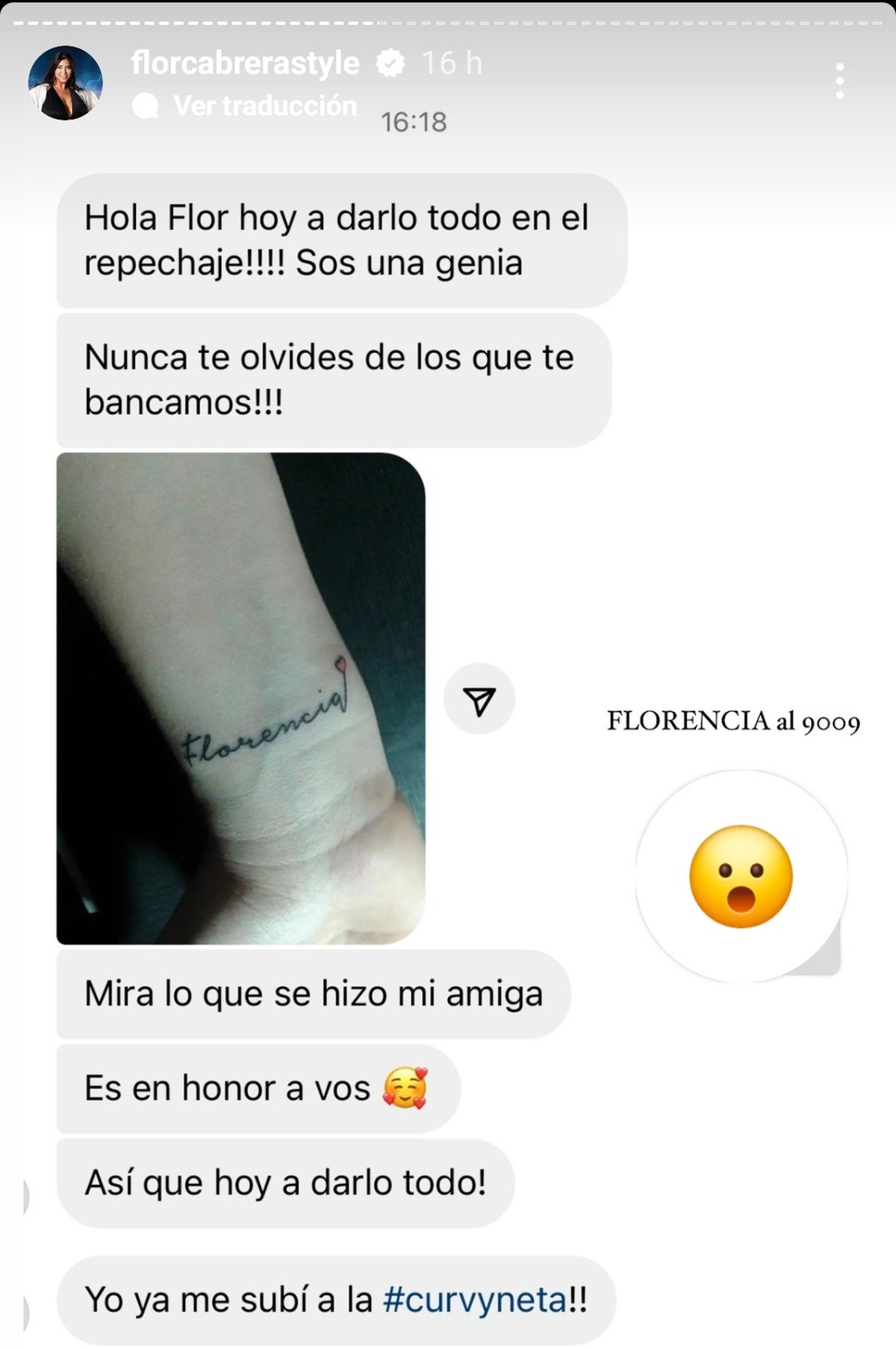 Florencia Cabrera, exparticipante de Gran Hermano, vía Instagram. Florencia Cabrera, exparticipante de Gran Hermano, vía Instagram.