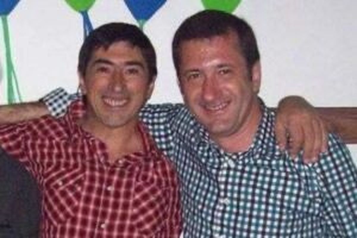 Javier Rubel y Edgardo Kueider Javier Rubel y Edgardo Kueider