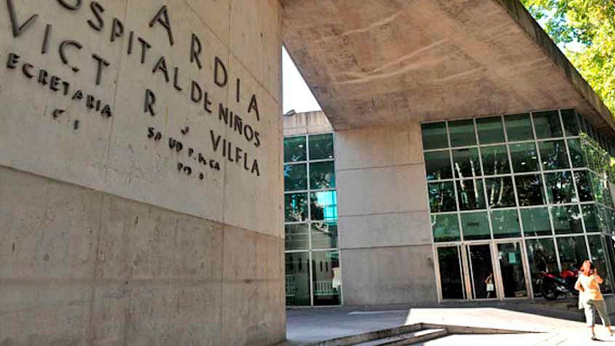 El nene baleado permanece internado en el Hospital de Niños “Víctor J. Vilela” de Rosario.