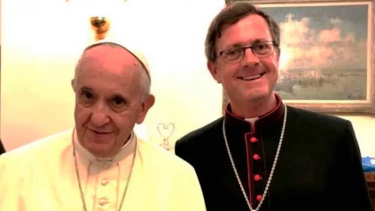 El papa Francisco junto a García Cuerva