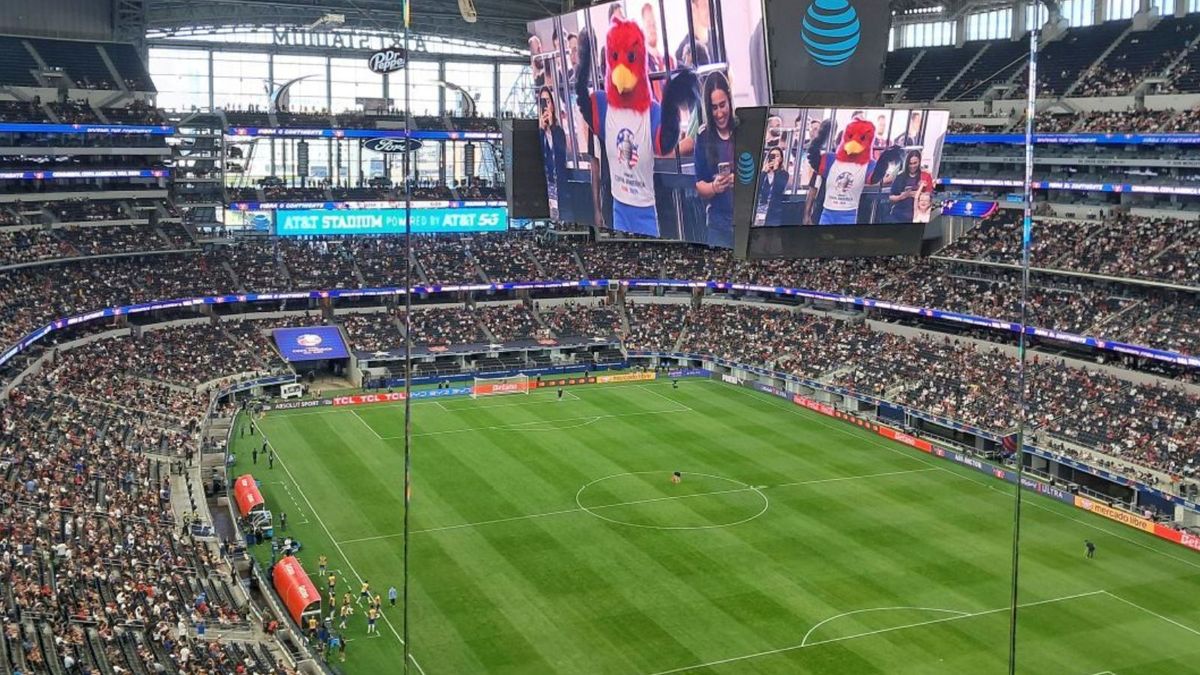 AT&T Stadium, en Dallas. AT&T Stadium, en Dallas.