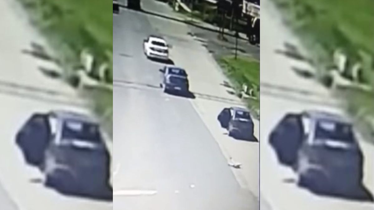 VIDEO: un niño salió despedido de un auto y quedó ileso