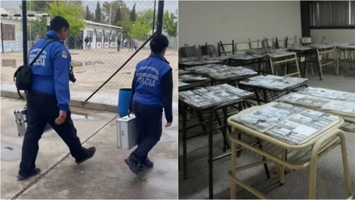 Entró al cuarto oscuro y orino las boletas de todos los candidatos