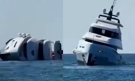 El yate de 24 metros, se hundió a los pocos minutos de su viaje inaugural en el Mar Negro. El yate de 24 metros, se hundió a los pocos minutos de su viaje inaugural en el Mar Negro.
