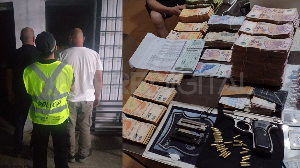 Dos hombres detenidos y cerca de 7 millones de pesos 