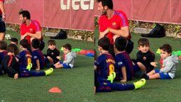 El meme que inventó Messi con sus hijos El meme que inventó Messi con sus hijos