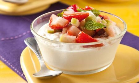 Mousse de ricota con frutas, by Maru Botana. Mousse de ricota con frutas, by Maru Botana.